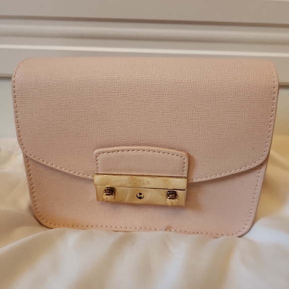 Furla light pink metropolis crossbody bag - Picture 2 of 6